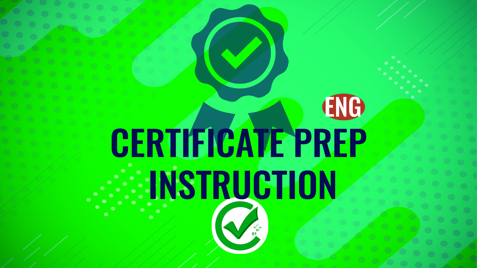  Certificate Prep Instruction  126 127