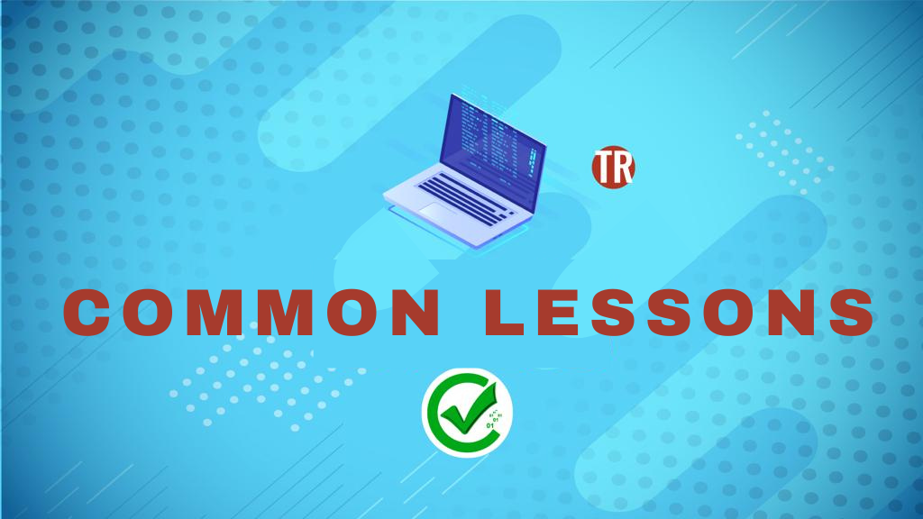 Common Lessons (146-149)