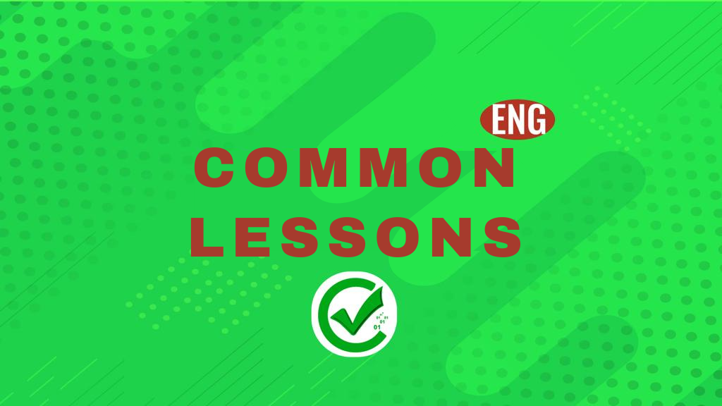 Common Lessons